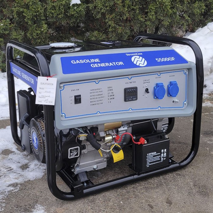 Бензиновий генератор Streemline GG5500GF Бензиновий генератор Streemline GG5500GF