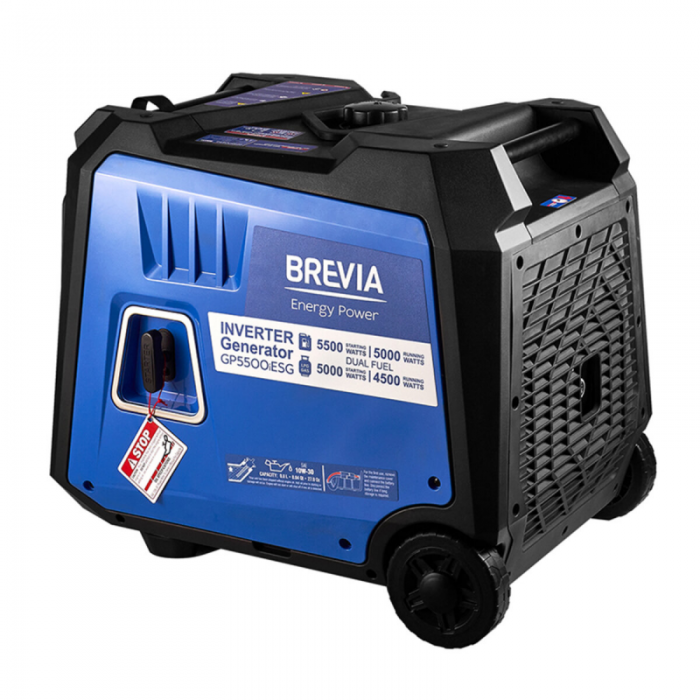 Гібридний інверторний генератор BREVIA GP5500iESG