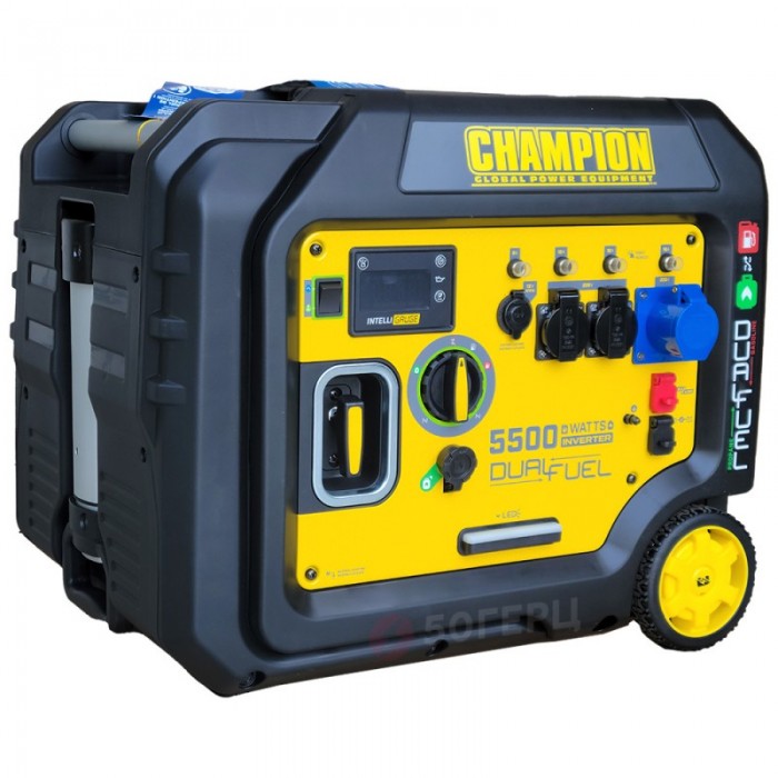 Гібридний інверторний генератор CHAMPION C5500iES DF (501003-UA) Гібридний інверторний генератор CHAMPION C5500iES DF (501003-UA)