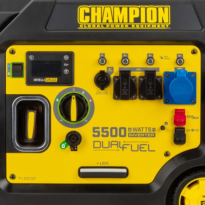 Гібридний інверторний генератор CHAMPION C5500iES DF (501003-UA) Гібридний інверторний генератор CHAMPION C5500iES DF (501003-UA)
