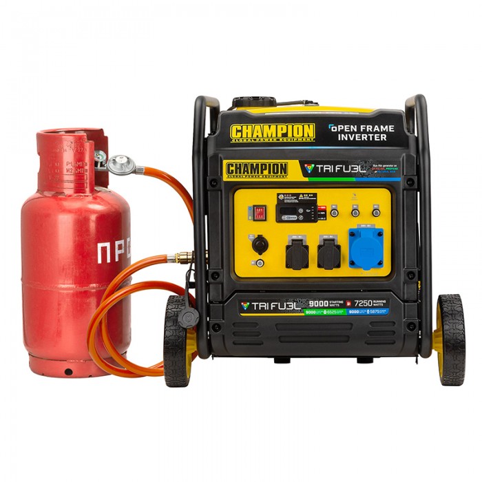 Гібридний інверторний генератор CHAMPION C9000iE Tri Fuel (501176-UA) Гібридний інверторний генератор CHAMPION C9000iE Tri Fuel (501176-UA)