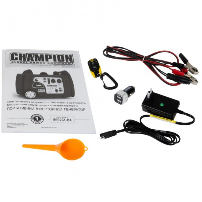 Інверторний генератор CHAMPION C4500iES (500261-UA) Інверторний генератор CHAMPION C4500iES (500261-UA)