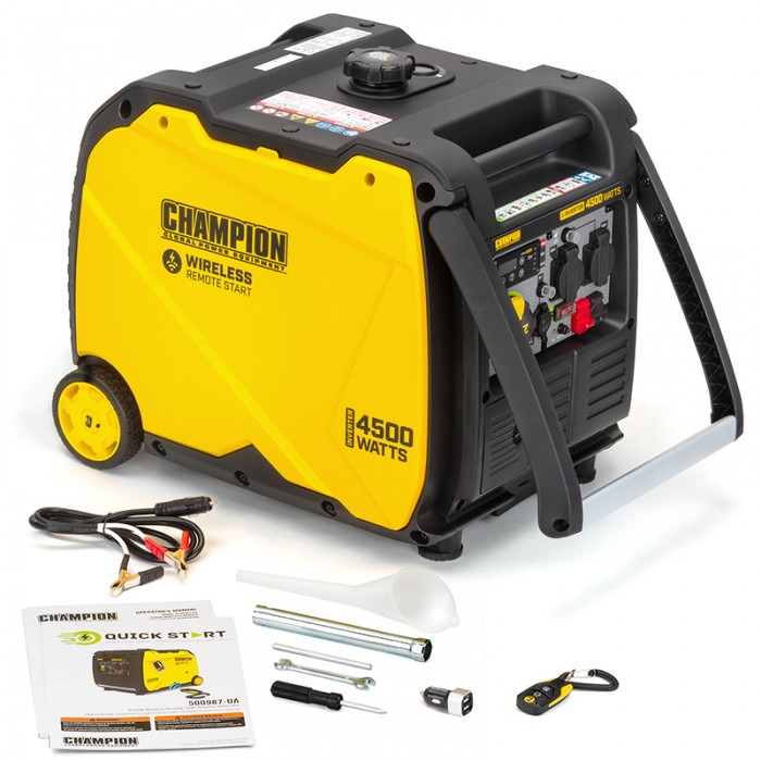 Купити Инверторный генератор CHAMPION C4500iES GEN2 (500987-UA) (7464-01) Инверторный генератор CHAMPION C4500iES GEN2 (500987-UA) (7464-01)