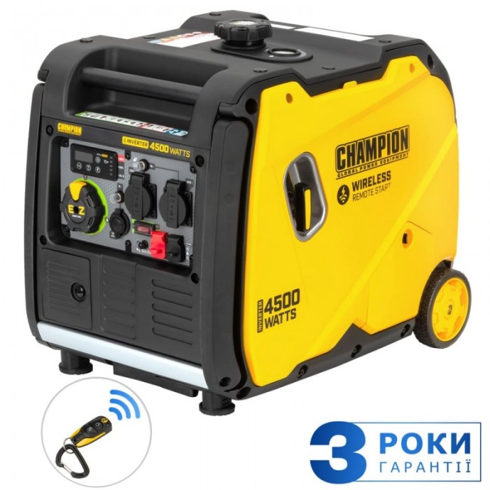 Купити Инверторный генератор CHAMPION C4500iES GEN2 (500987-UA) (7464-01) Инверторный генератор CHAMPION C4500iES GEN2 (500987-UA) (7464-01)