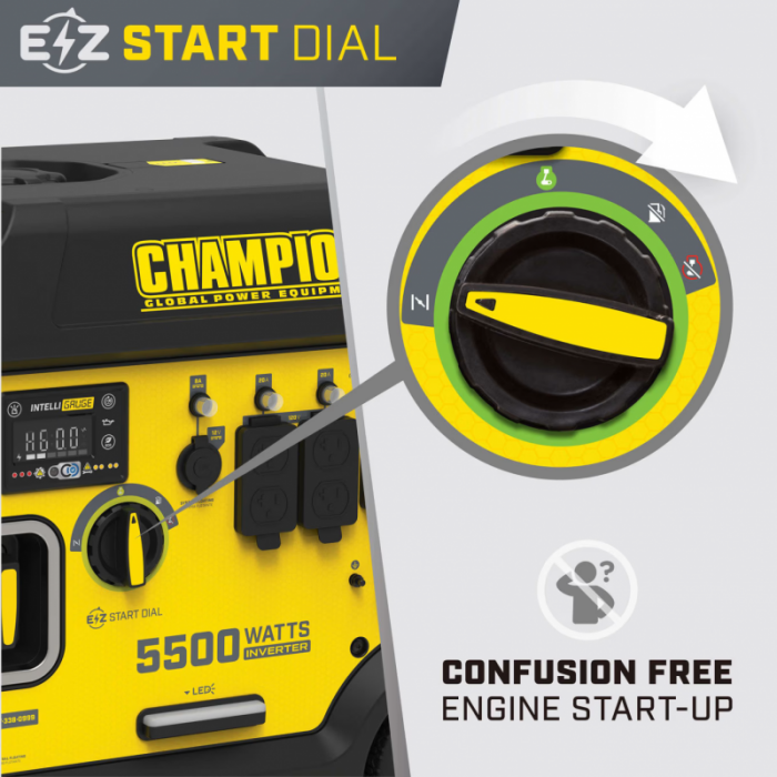 Інверторний генератор CHAMPION C5500iES (501001-UA) Інверторний генератор CHAMPION C5500iES (501001-UA)