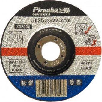 Круг отрезной  по металлу,d=125мм, PIRANHA  X32030