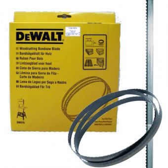 Полотно пильное DeWALT по цветным металлам (<20 мм), общая длина 2215мм, ширина 12мм, толщина 0.6мм, шаг зубов 1.8мм, для ленточных пил DW876, 1 штука.