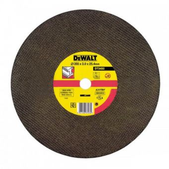 Круг отрезной DeWALT по металлу, для монтажных пил DW871, 355х3.0х25.4мм.
