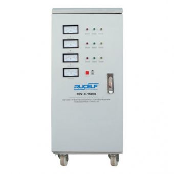 Трехфазный стабилизатор высокой точности RUCELF SDV-3-15000