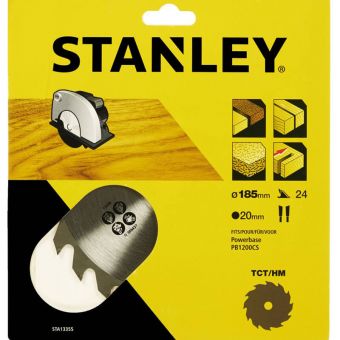 Пильный диск STANLEY STA13355 TCT/HM (185 мм) 